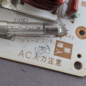 技術サポート可 電子レンジのヒューズ 単体 20A 三菱 動作保証あり■条件付返品可 RO-ES5 500W