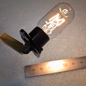 送料無料 技術サポート可 DAEWOO DMO-H76S 庫内灯 25W(一般品は通常20W)明るい電球 オーブン 電子レンジ より取外 形状合えば他機種可