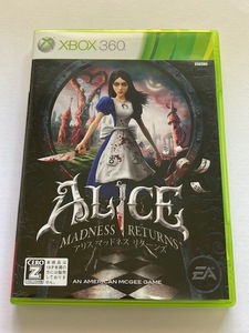 Xbox 360ソフト アリス マッドネス リターンズ 中古