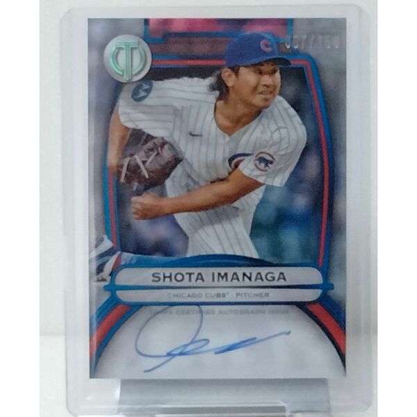 【150枚限定 今永昇太 直筆サイン】2025 Topps Tribute Shota Imanaga Auto Rookie 87/150 シカゴカブス MLB 東京シリーズ Chicago Cubs