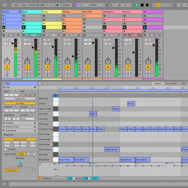 Ableton Live12Lite 音楽制作 DAW DTM ライブ演奏 ダンスミュージック等