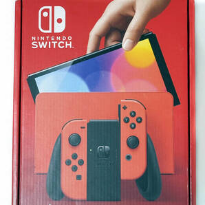 未使用に近い 任天堂 スイッチ Switch 有機EL マリオレッド 検) ゼルダ マリオ スマッシュブラザーズ モンスターハンター ポケモン