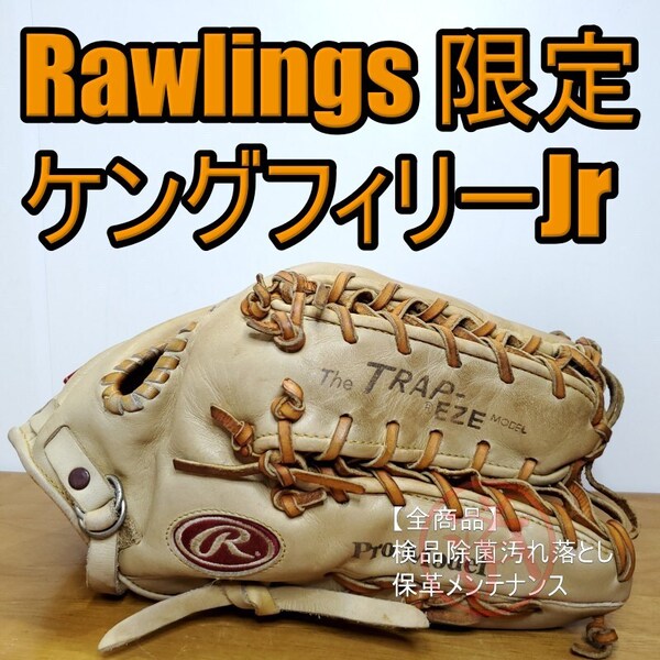 ローリングス Rawlings ケン・グリフィーJrモデル USAシリーズ メジャースタイル 限定カラー 六本指ウェブ 外野用 軟式グローブ