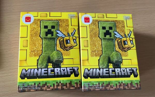 【新品未開封】マインクラフト 第2弾 マクドナルド ハッピーセット ハチ&金ブロックとドーン