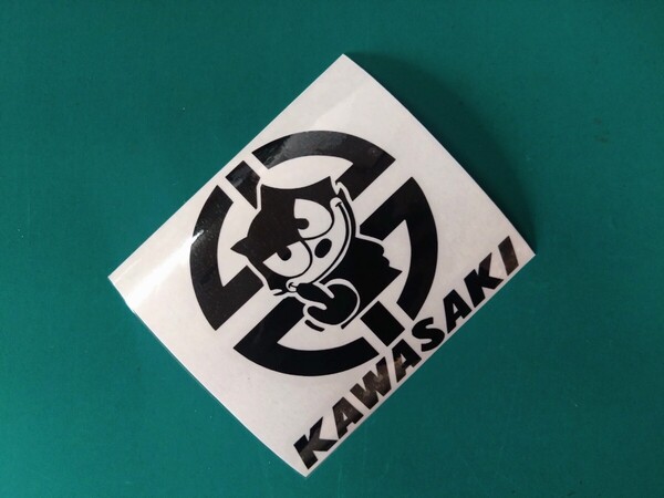 カワサキ リバーマーマーク kawasaki カッティングステッカー フィリックス