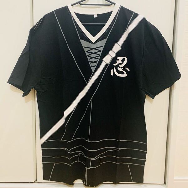 新品 SALE LLサイズ 定価1,980円 Tシャツ なりきり 忍者 綿100% 和風 メンズ