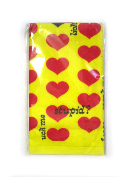 ☆☆ X JAPAN hide LEMONeD Yellow Heart ハンドタオル