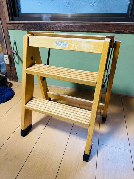 ステップ 脚立 きゃたつ 作業台 軽量 木製 現場 家庭用 業務 工事