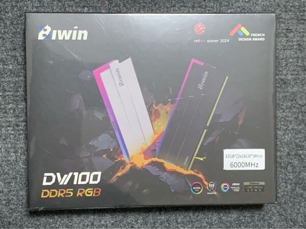 DDR5 6000MHz RGB 16GB×2(32GB) ホワイト Biwin