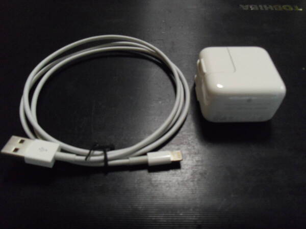 Apple 純正 iPhone A1357 10W 急速充電電源アダプタ+Apple 純正ライトニングケーブル 1m付 匿名配送無料