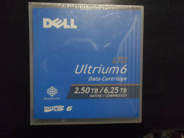 DELL (メディア) Ultrium LTO6テープカートリッジ 2.5TB/6.25TB 未開封品 匿名配送無料