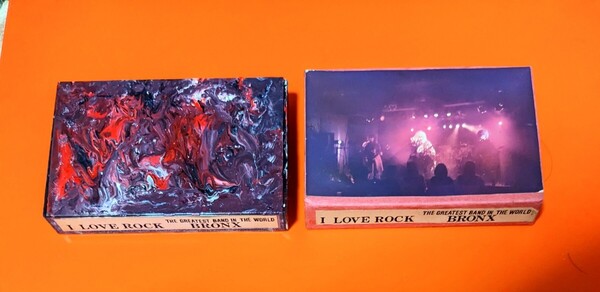 武論苦寿 BRONX ( from OSAKA ) I LOVE ROCK デモテープ painting case 生写真付きスリップケース RARE ジャパメタ