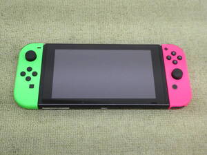 073-V91) 中古品 Nintendo switch ニンテンドースイッチ 本体 Joy-Con のみ スプラトゥーン2 モデル 動作OK