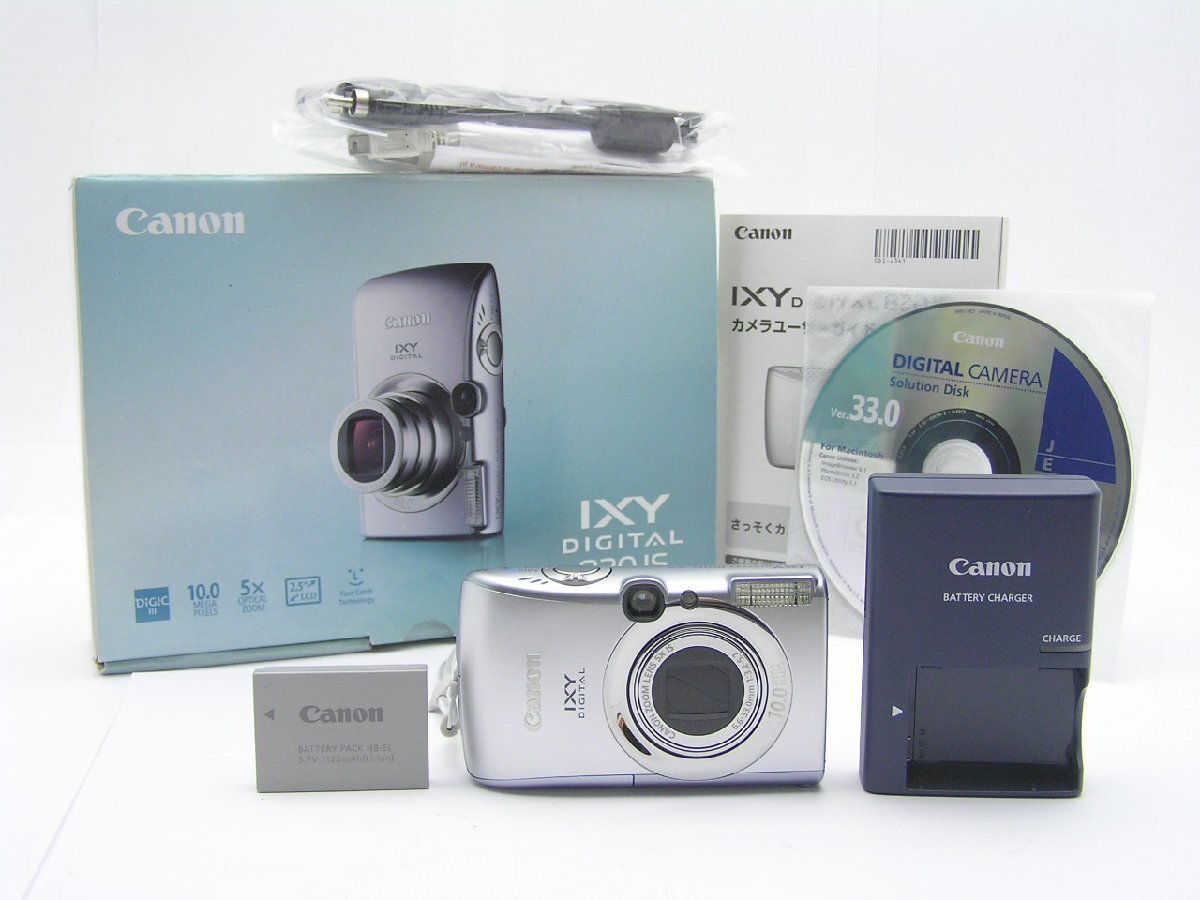 中古 美品 Canon IXY DIGITAL 820 IS 本体と付属品 Yahoo!オークション -「ixy digital 820 is」の落札相場・落札価格