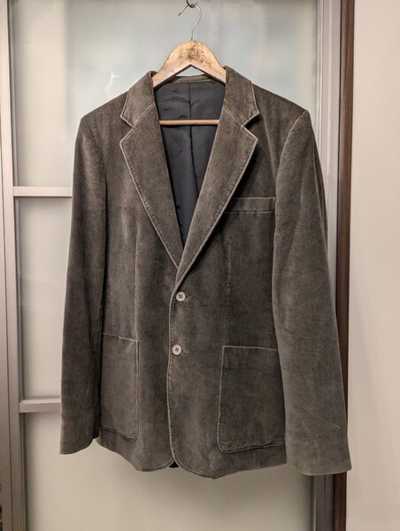 A.P.C ベロアテーラードジャケット アーペーセー ブレザージャケット