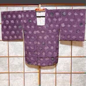 道行コート 上着 着物や和服好きな方に 和装 紫系