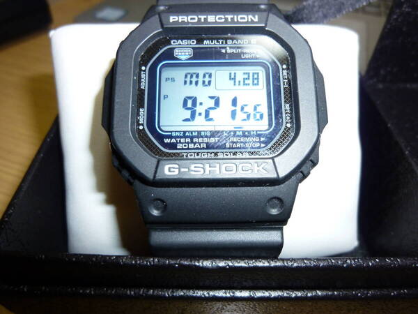 カシオ G-SHOCK GW-M5610U-10U-1CJF タフソーラー 電波受信電 電波ソーラー マルチバンド6スクエアー