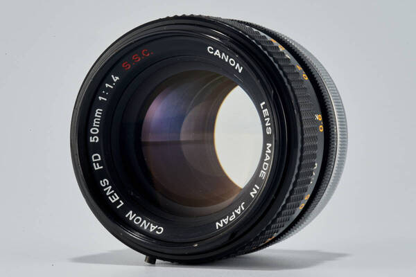 CANON 旧 FD 50mm f1.4 S.S.C.マニュアルフォーカスレンズ CANON FDマウント L93