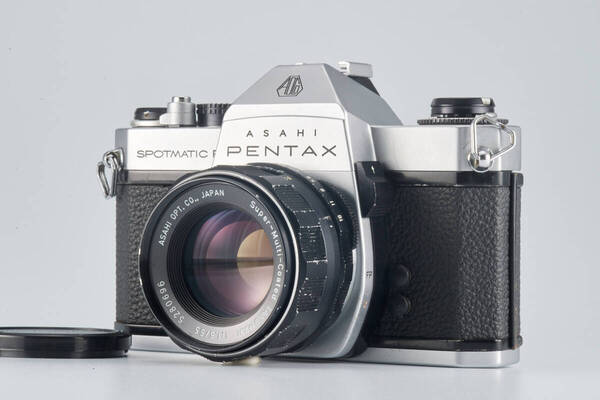 PENTAX SPF 一眼レフフィルムカメラ/Super Multi-Coated TAKUMAR f1.8 55mmマニュアルフォーカスレンズ M42スクリューマウント #A5