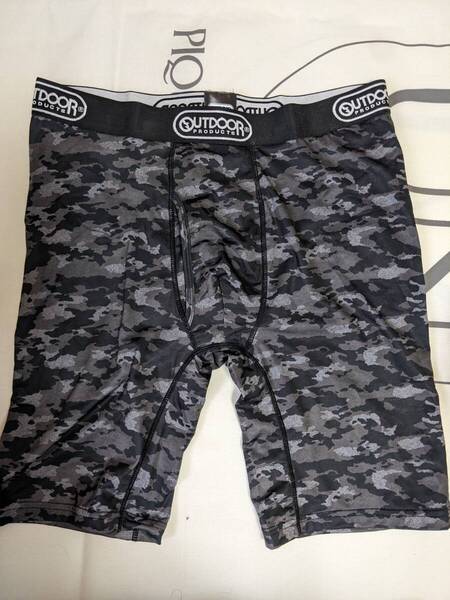 ★ 未使用 OUTDOOR 前開き ロング ボクサーパンツ モノ系 サイズLL ボクサーブリーフ ★