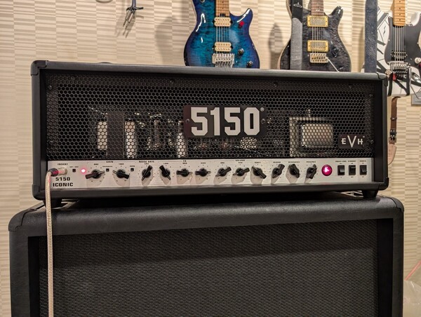 EVH 5150 Iconic Series 80W Head Black ギターアンプ ヘッド 真空管アンプ エレキギター アンプ