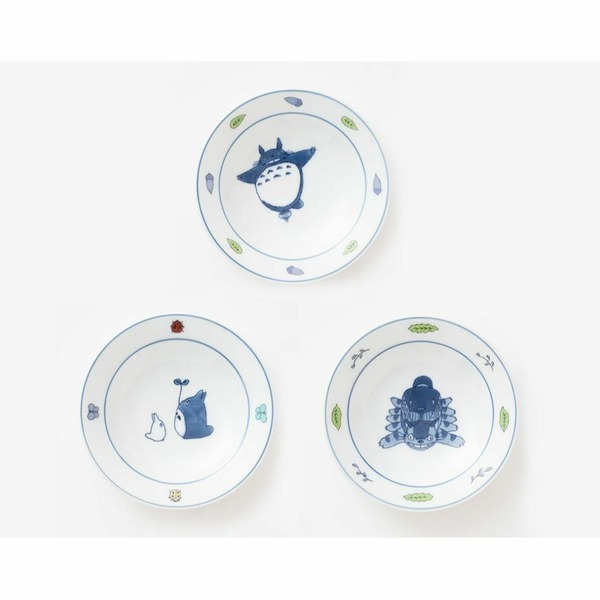 【新品】中川政七商店×ジブリ となりのトトロ 有田焼どんぐり皿 3点セット
