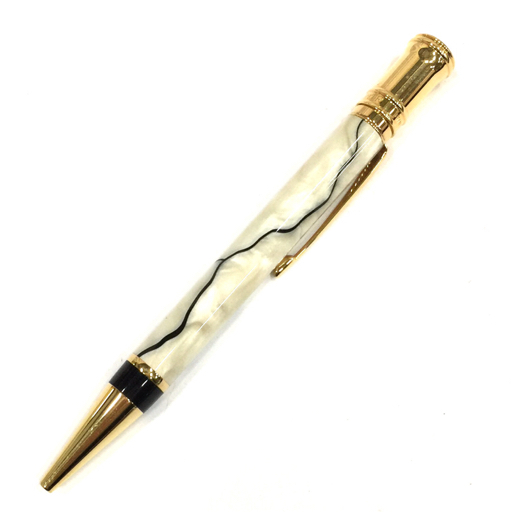 DUOFOLD ボールペン ホワイト・ゴールド ☆最後の1本 希少 PARKER パーカー DUOFOLD デュオフォールド