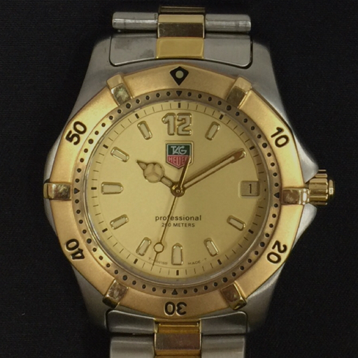 TAG HEUER タグホイヤー WK1121 メンズ　腕時計 楽天市場】☆良品【TAG HEUER】タグホイヤー プロフェッショナル