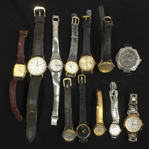 【美品】セイコー ルキア ラッキーパスポート 電波ソーラー レザー 替えブレス付 SEIKO/セイコー】 ルキア ラッキーパスポート サマー限定