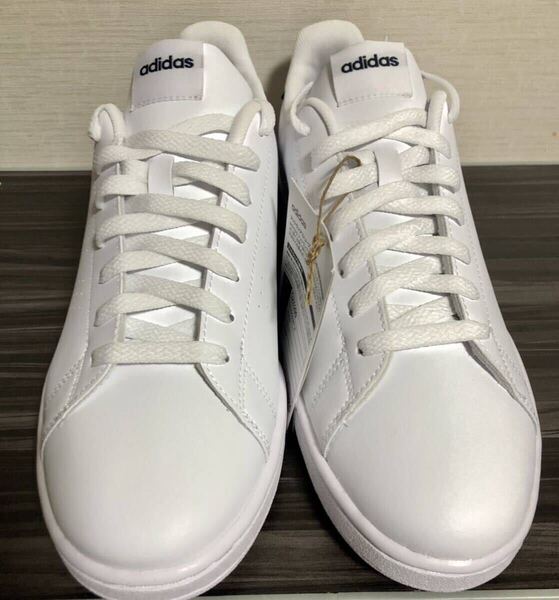 adidas アディダス アドバンコート M フットウェアホワイト レジェンドインク 27.5cm