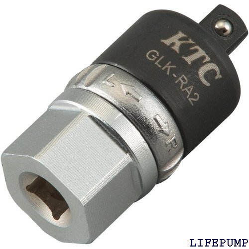 京都機械工具 KTC デジタルトルクレンチ デジラチェ 3mm 1/4ンチ ラチェットアダプター GLK-RA2 9446