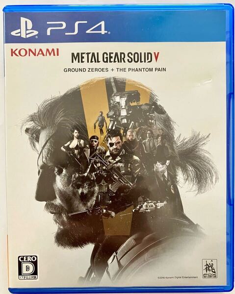 【送料無料】メタルギアソリッド5 V ファントムペイン グラウンドゼロズ PS4用