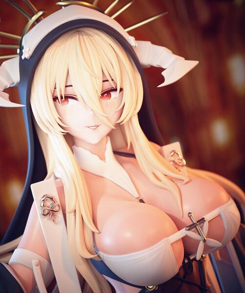 25cm インプラカブル 1/7 アズールレーン ガレキ 未塗装未組立 アズレン