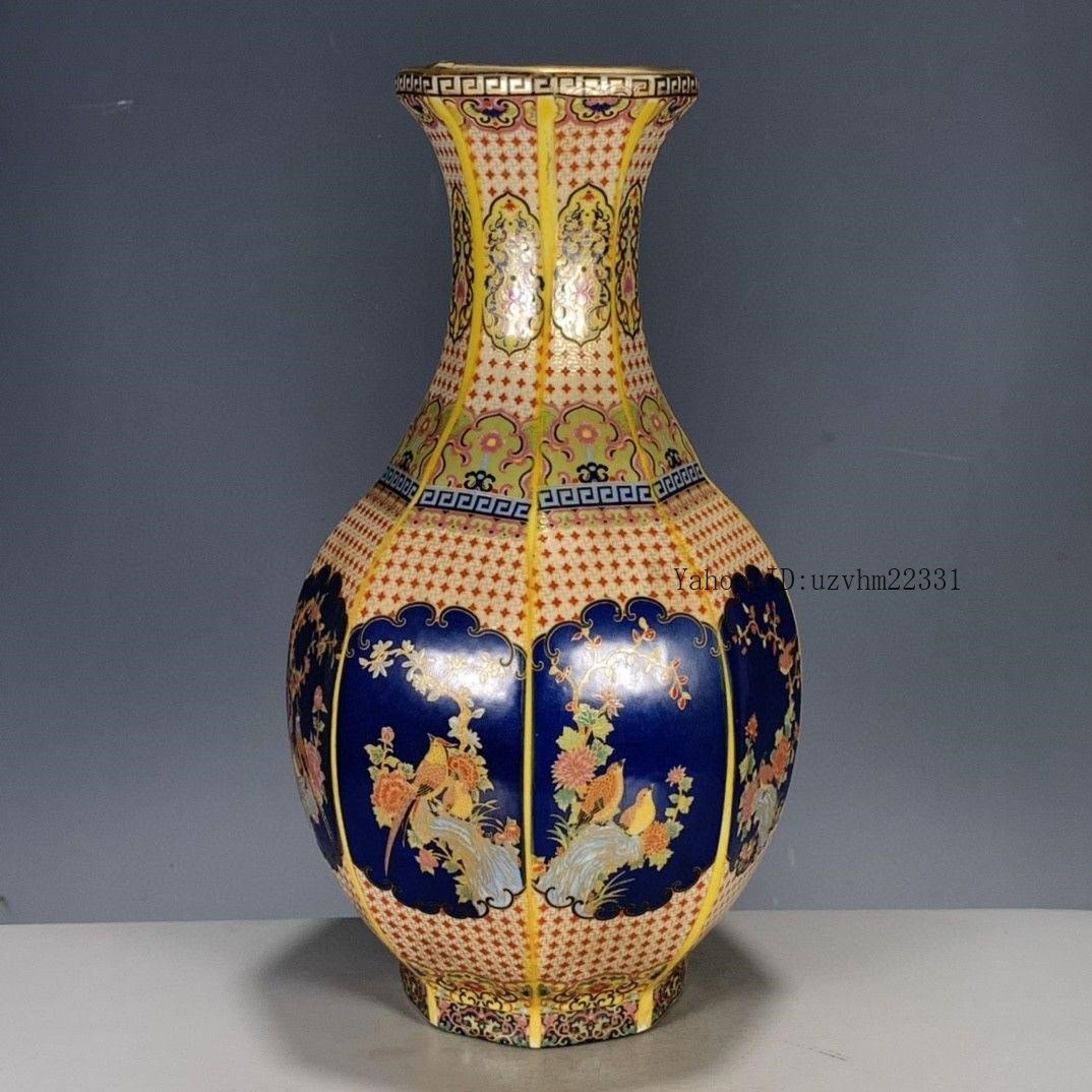 2025年最新】Yahoo!オークション -粉彩 花瓶の中古品・新品・未
