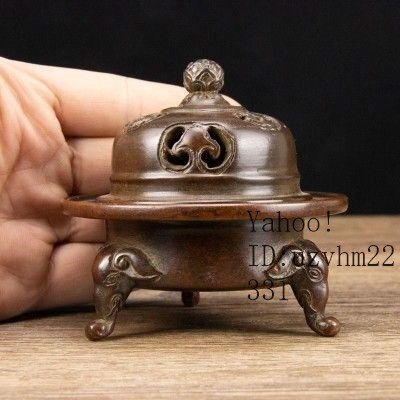 銅器 香炉 吉象香炉 香道具 茶道具 工芸品 美術品 置物