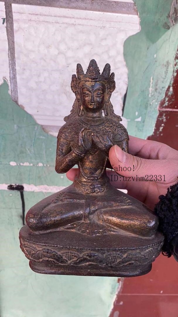 白度母結法印像 装飾品 工芸品 美術品 置物 白度母結法印像 装飾品 工芸品 美術品 置物