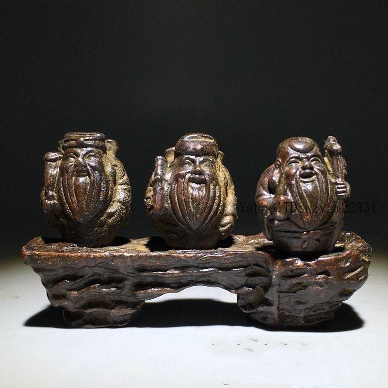 福禄寿三ツ星 茶道具 装飾品 工芸品 美術品 置物 福禄寿三ツ星 茶道具 装飾品 工芸品 美術品 置物