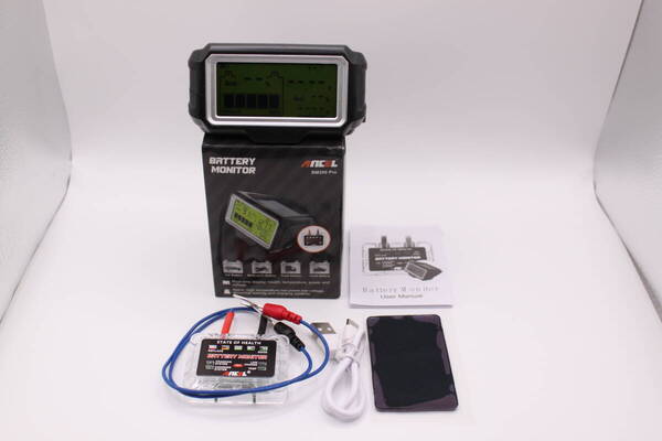 ANCEL BM200 PRO バッテリーチェック バッテリーモニター 12V LEDモニター バッテリーSOH SOC テスター アナライザー 充電テスターツール
