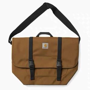 Carhartt カーハート ショルダーバッグ メッセンジャーバッグ 大容量 ブラウン