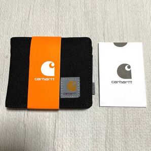 新品 Carhartt 二つ折り財布 カーハート ウォレット 黒