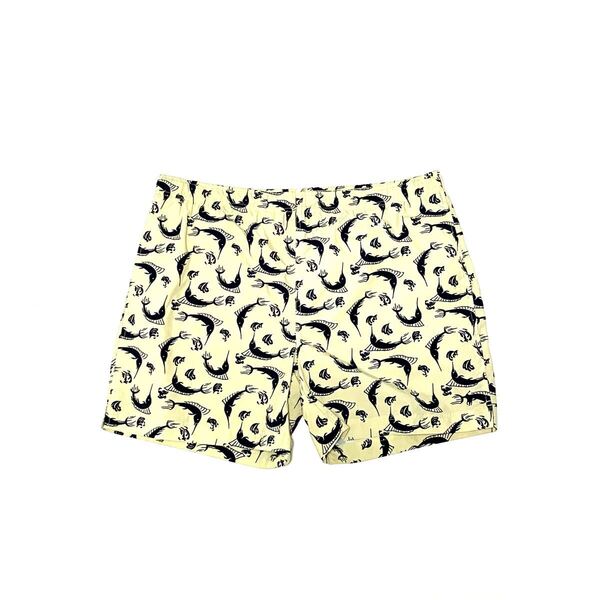 L POLO SPORT ポロ スポーツ カジキ 総柄 ナイロン ショーツ 黄色 イエロー フィッシング 釣り スイムショーツ 90s 90年代 ラルフローレン