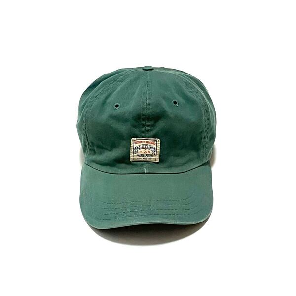 USA製 ポロ カントリー Polo Country ラルフローレン ダッド キャップ ヴィンテージポロ ベースボール グリーン 緑 90’s 90年代 帽子