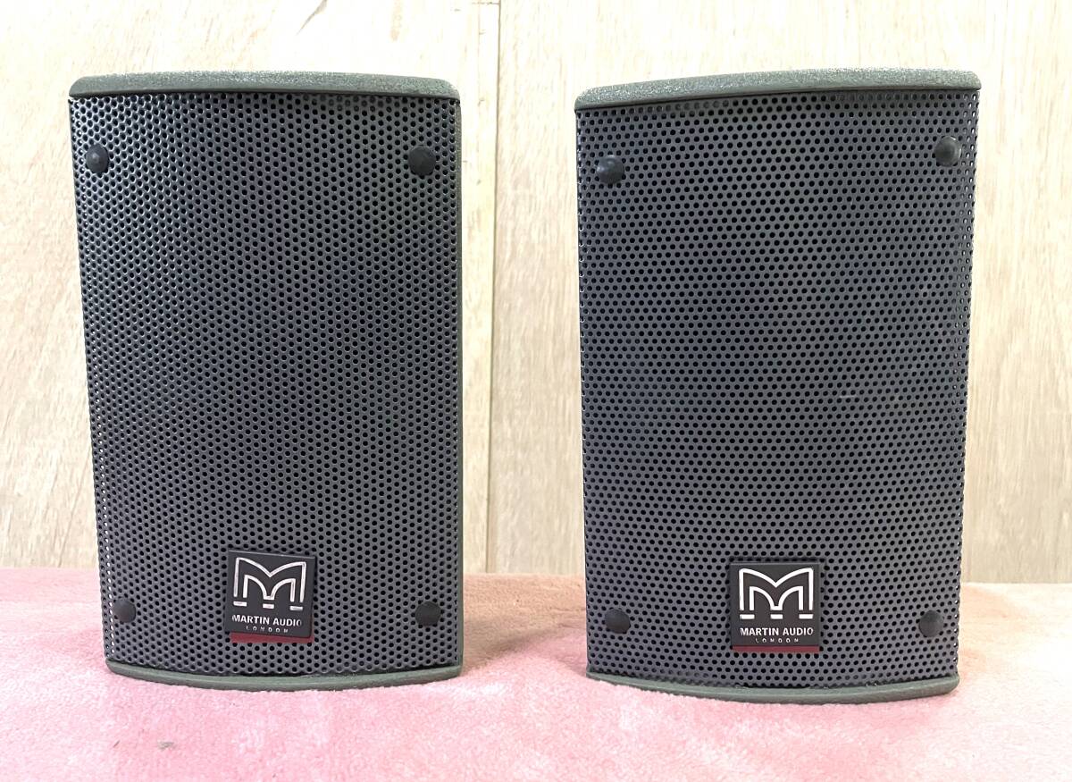 希少 Martin Audioダブルウーファー スピーカー 2本セット引き取OK 希少 Martin Audioダブルウーファー スピーカー 2本セット引き取OK