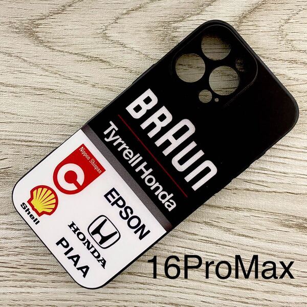 ブラウン ティレル ホンダ iPhone 16 Pro Max ケース F1 Tyrrell 020 中嶋悟 ステファノ・モデナ スマホ