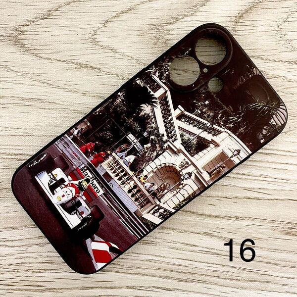 アイルトン・セナ モナコ GP iPhone 16 ケース F1 ローズ・ヘアピン マクラーレン ホンダ スマホ