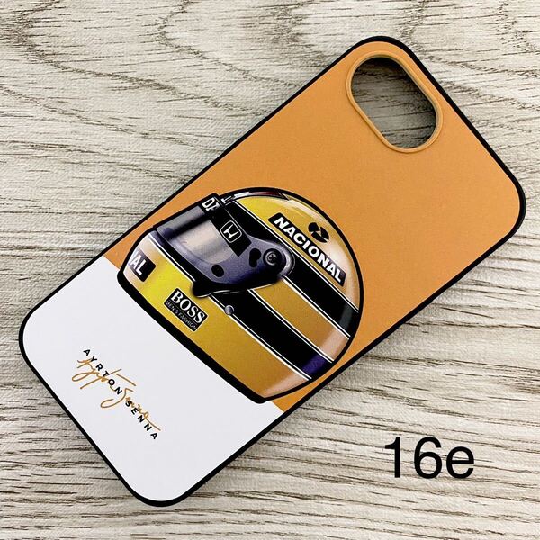 アイルトン・セナ ヘルメット iPhone 16e ケース F1 マクラーレン ロータス ホンダ ブラジル スマホ