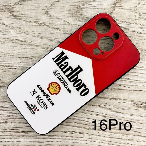 マールボロ マクラーレン ホンダ iPhone 16 Pro ケース F1 McLaren Honda マルボロ アイルトン・セナ スマホ