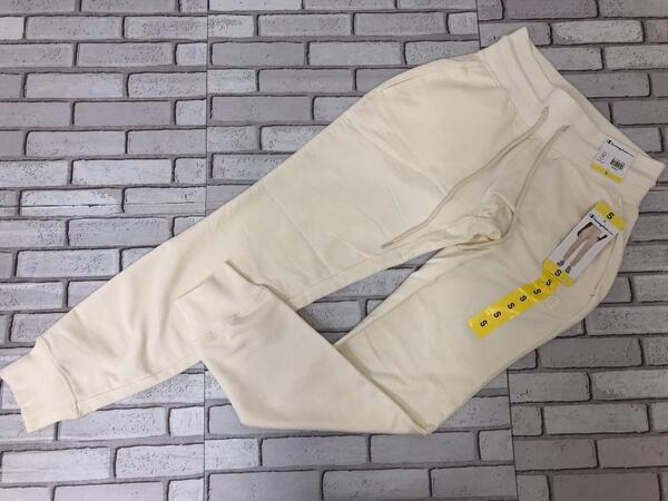 19)Champion チャンピオン レディース スウェットパンツ S ホワイト