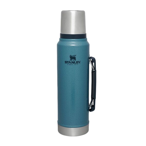新品!Stanley スタンレー ニュークラシック ボトル 1L ハンマートーンレイクブルー