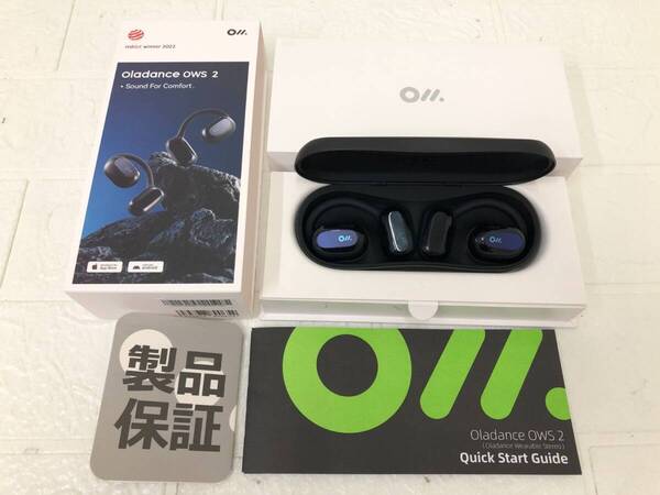 Oladance オーラダンス オープンイヤー ウェアラブルステレオイヤホン OWS2 OLA06CC ケース付き